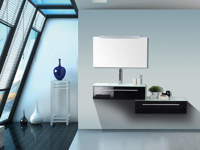 2021 New arrival modern bathroom vanity LN-2071-GREY