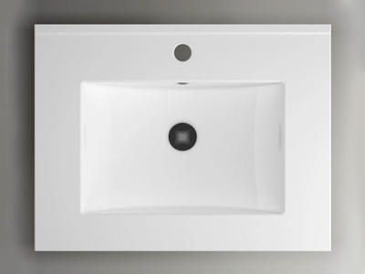 2021 Bathroom Cabinet Ceramic Basin Rectangular Hand Wash Basin