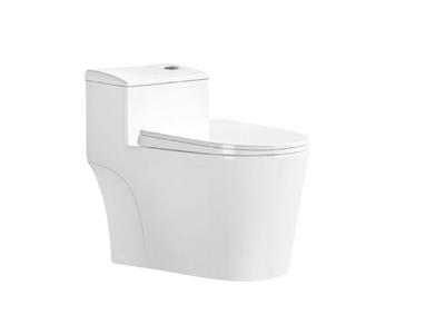 Bathroom toilet commode Siphonic one piece toilet Elongated toilet seat